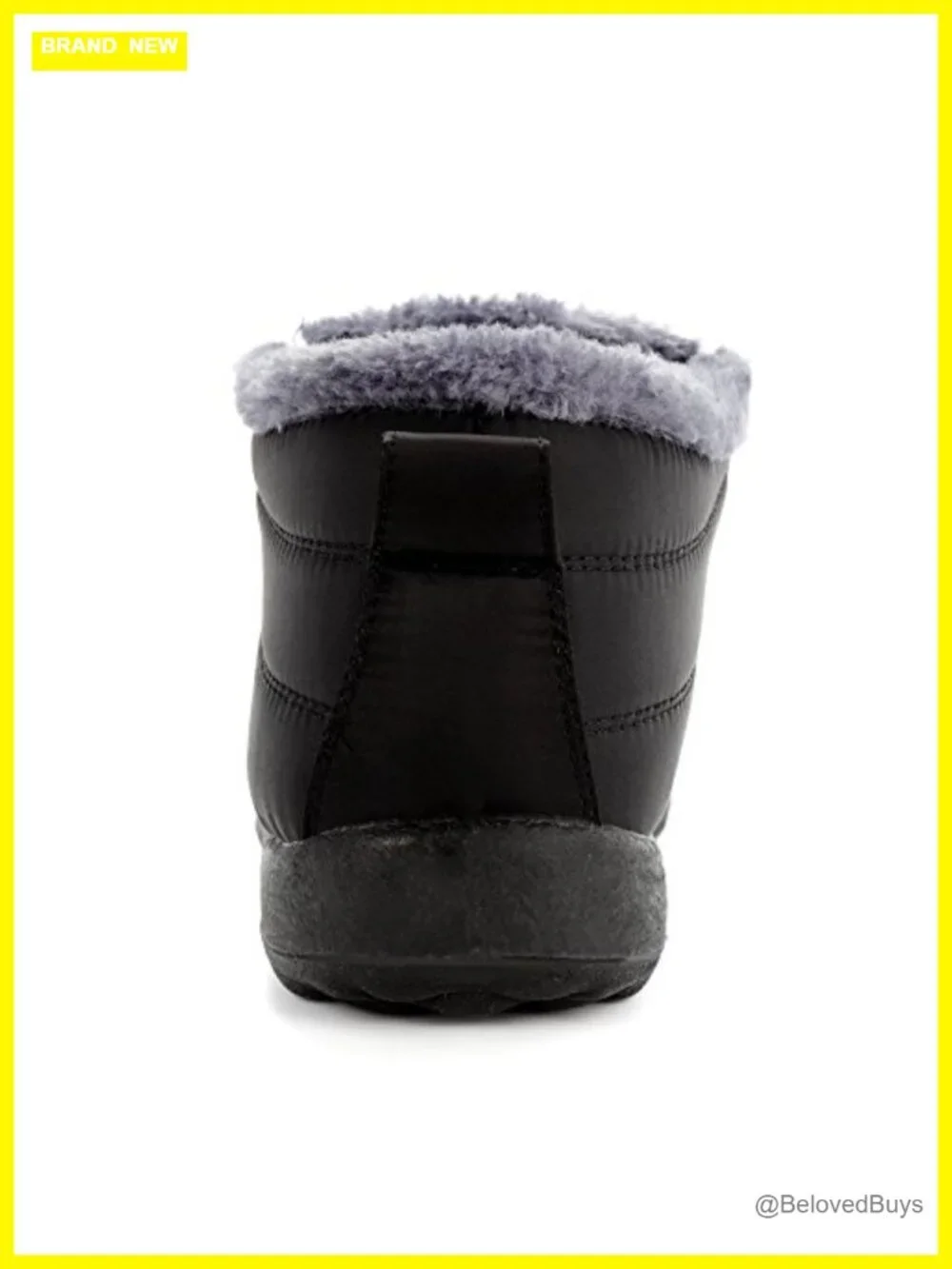 Winter Snow Boots Fur Lined Anti-Slip Ankle Booties Waterproof Warm